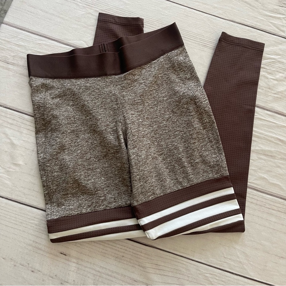 Bombshell Sportswear Brown and White Leggings
